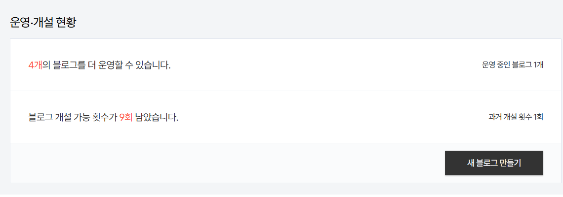 티스토리에서 블로그 추가하는 방법