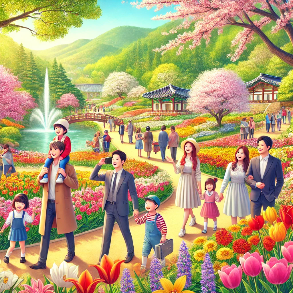 봄꽃 여행 관련 이미지
