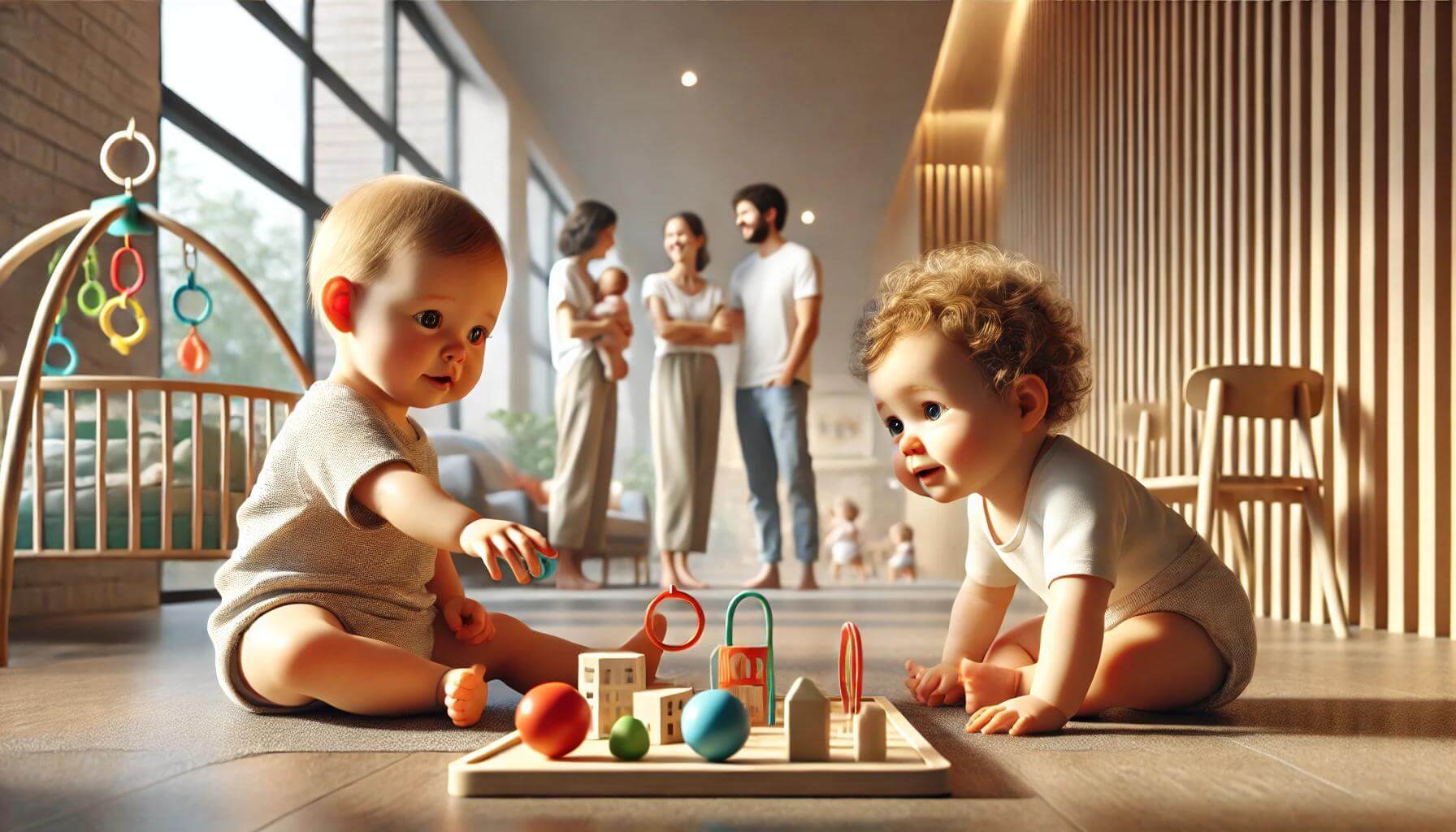 첫돌 아기 사회성 관련 사진