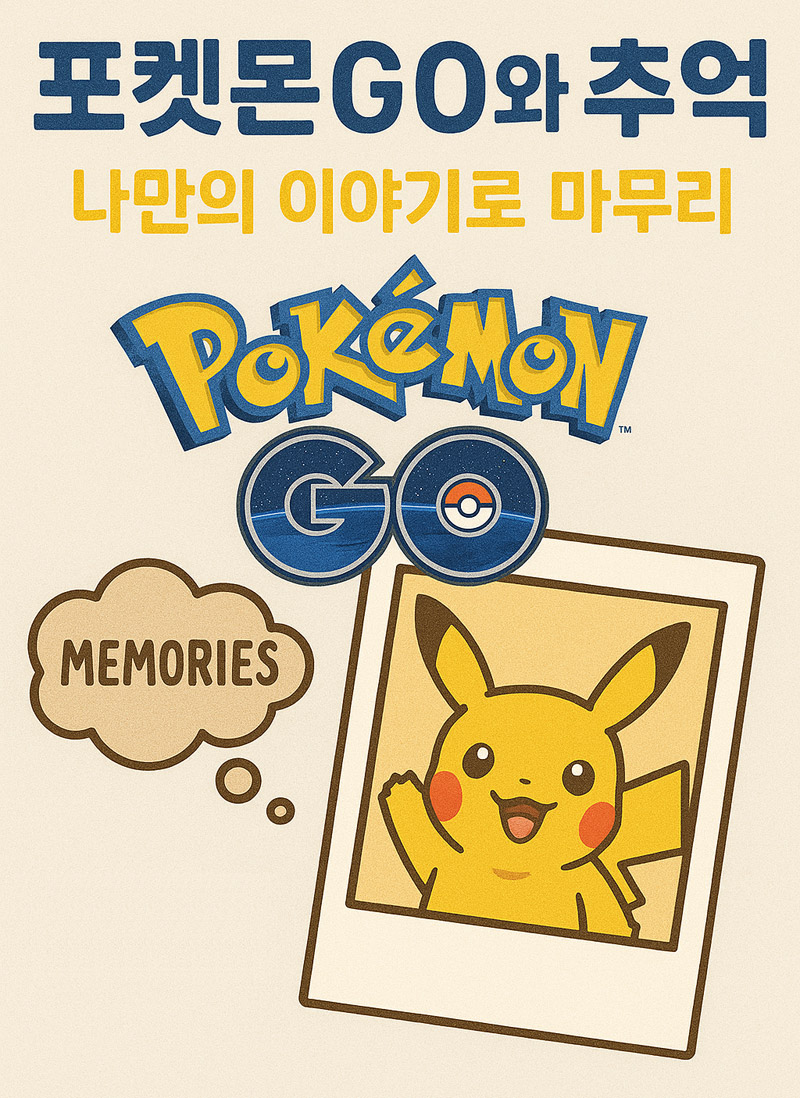 포켓몬고 추억과 플레이 경험 정리