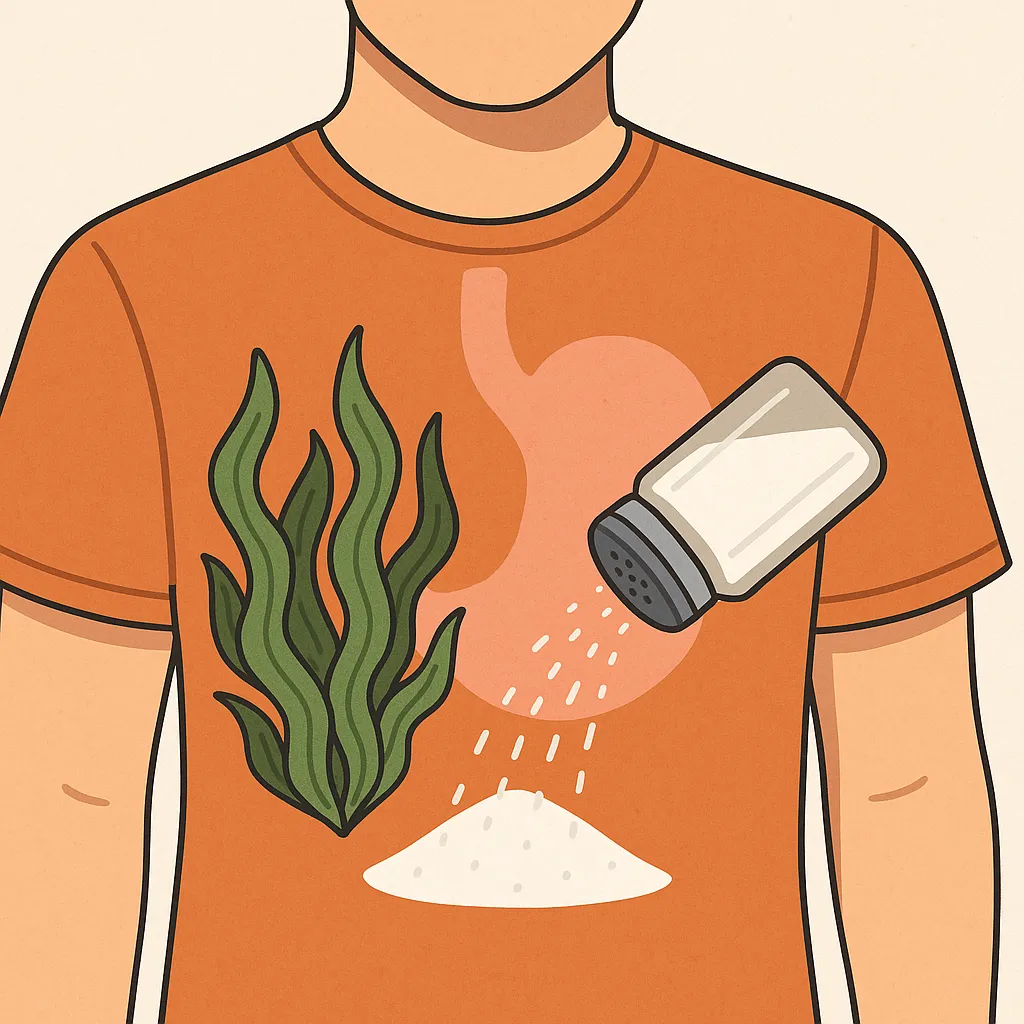 해조류가-체내-염분-조절에-도움이-되는-이유를-상징적으로-표현한-일러스트-이미지로-해조류와-소금을-함께-배치하여-체내-균형을-묘사