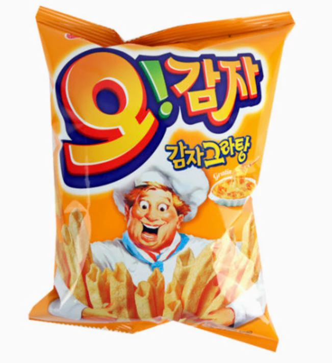 칼로리 낮은 과자
오감자