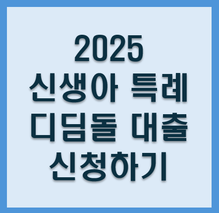 신생아 특례 디딤돌 대출