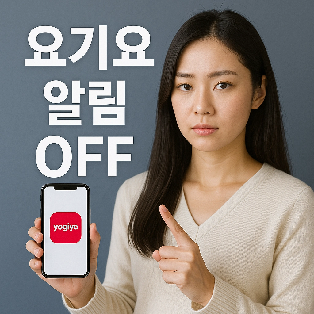 요기요 알림 끄는 법 총정리 (아이폰 & 안드로이드 모두 포함)
