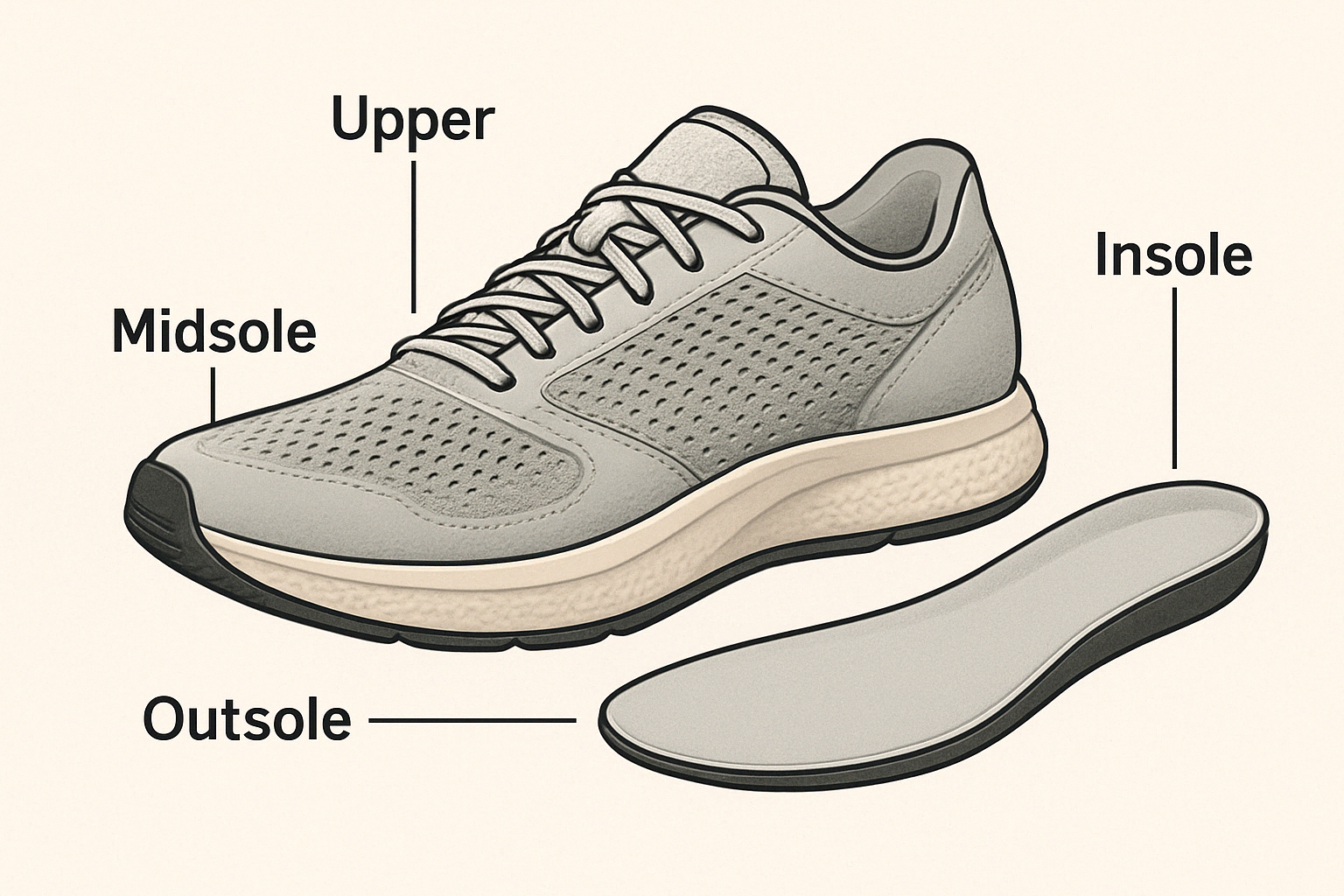 운동화 소재 관련 사진