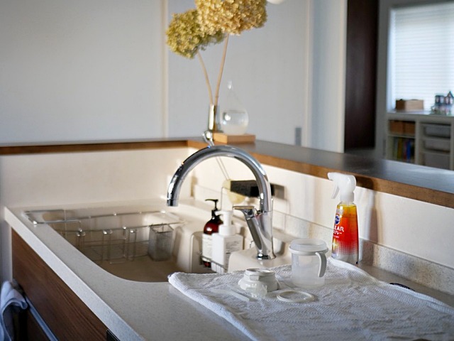 싱크대 곰팡이 제거방법, 수전 수도꼭지 곰팡이 청소팁