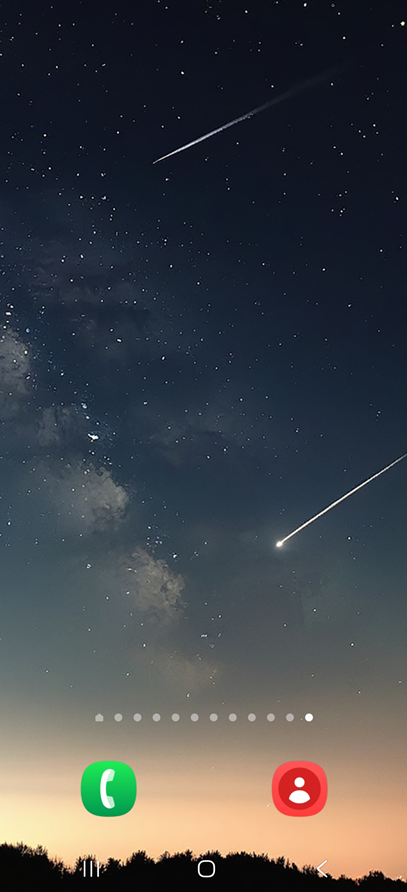 방법 1: 바탕화면 빈 공간 길게 누르기