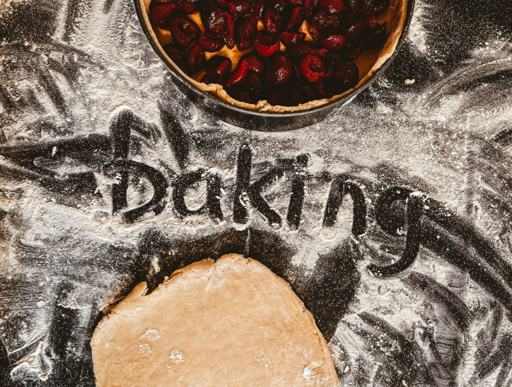 베이킹 반죽중인 사진