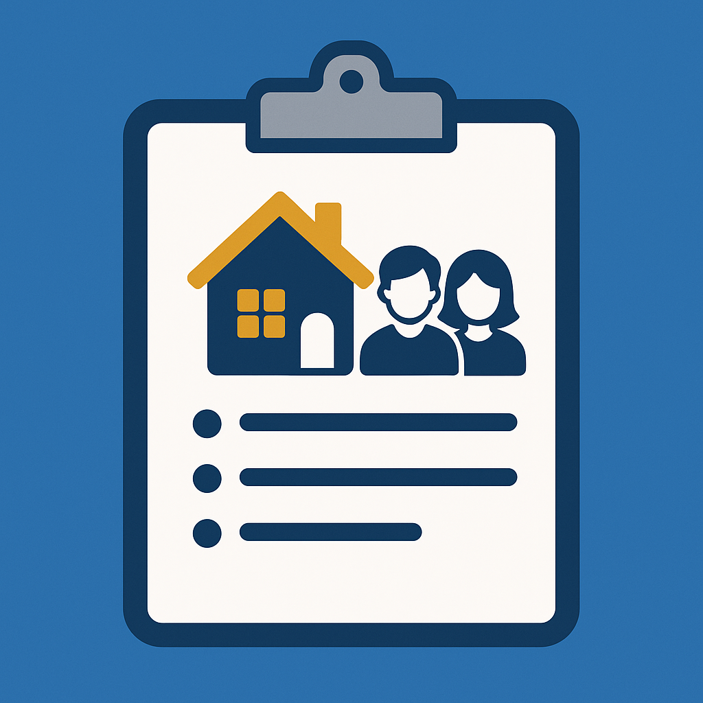 2025년 신혼부부 주택대출 제도 비교를 시각화한 클립보드형 인포그래픽 이미지