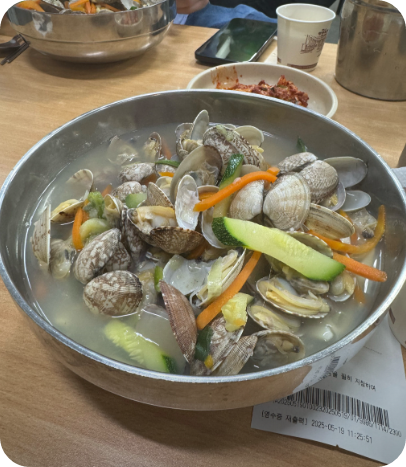생방송 투데이에 소개된 인천 대부도 바지락칼국수