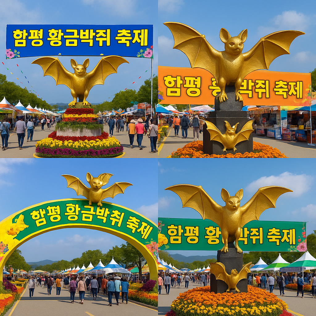 함평 황금박쥐 축제 여행