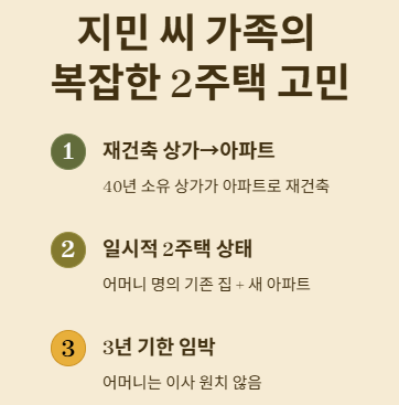 재건축 아파트(일시적 2주택) 양도세-폭탄 피하는 비법!