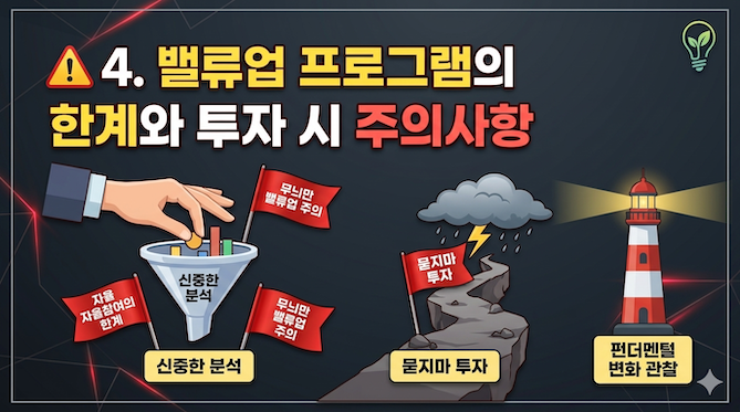 밸류업 프로그램의 한계와 투자 시 주의사항