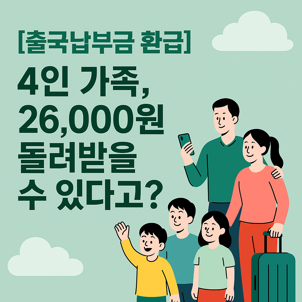 출국납부금 환급