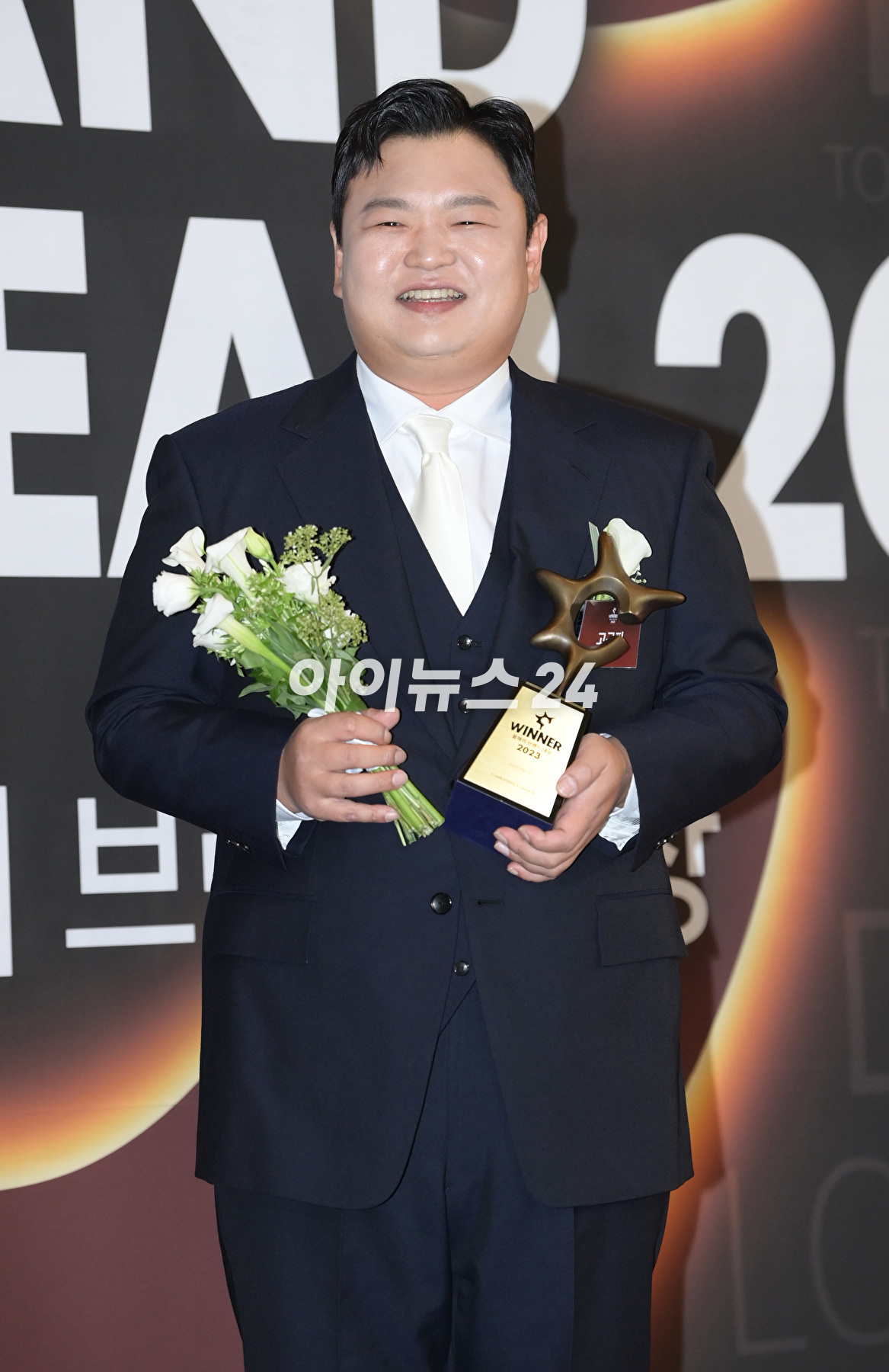배우 고규필이 7일 서울 중구 신라호텔에서 열린 &#39;2023 올해의 브랜드 대상&#39;에서 올해의 남자배우 신스틸러 수상자로 참석하고 있다. [사진=정소희 기자]