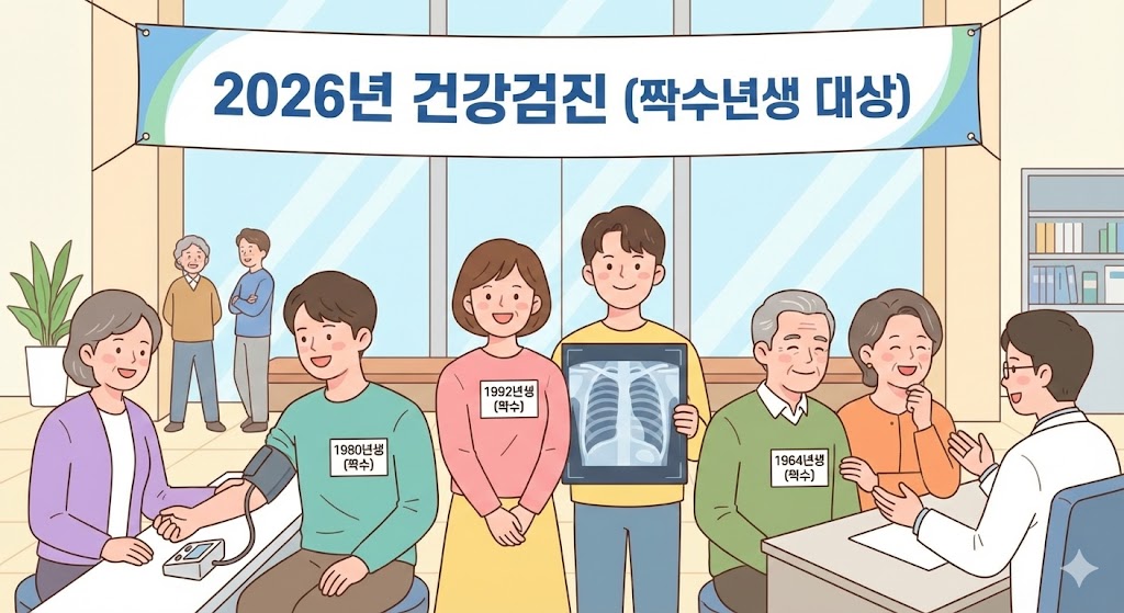 2026년 건강검진, 누가 무료인가요?