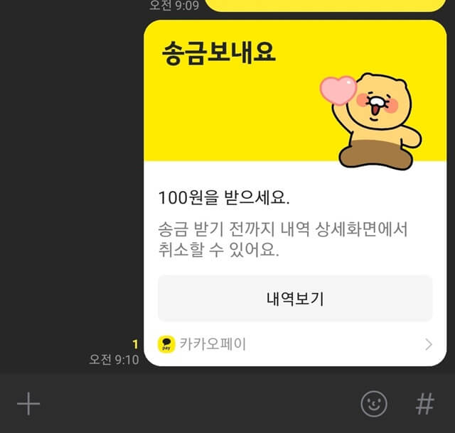 카카오페이 송금3