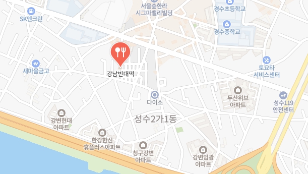 강남빈대떡-위치