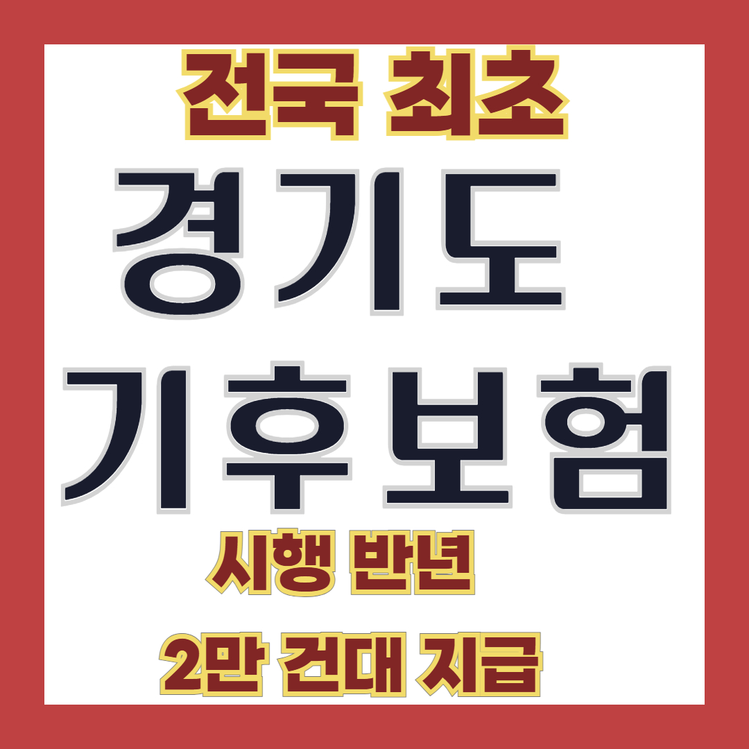 경기도 기후보험, 시행 반년 2만 건대 지급…폭염에 신청 급증에 관한 썸네일