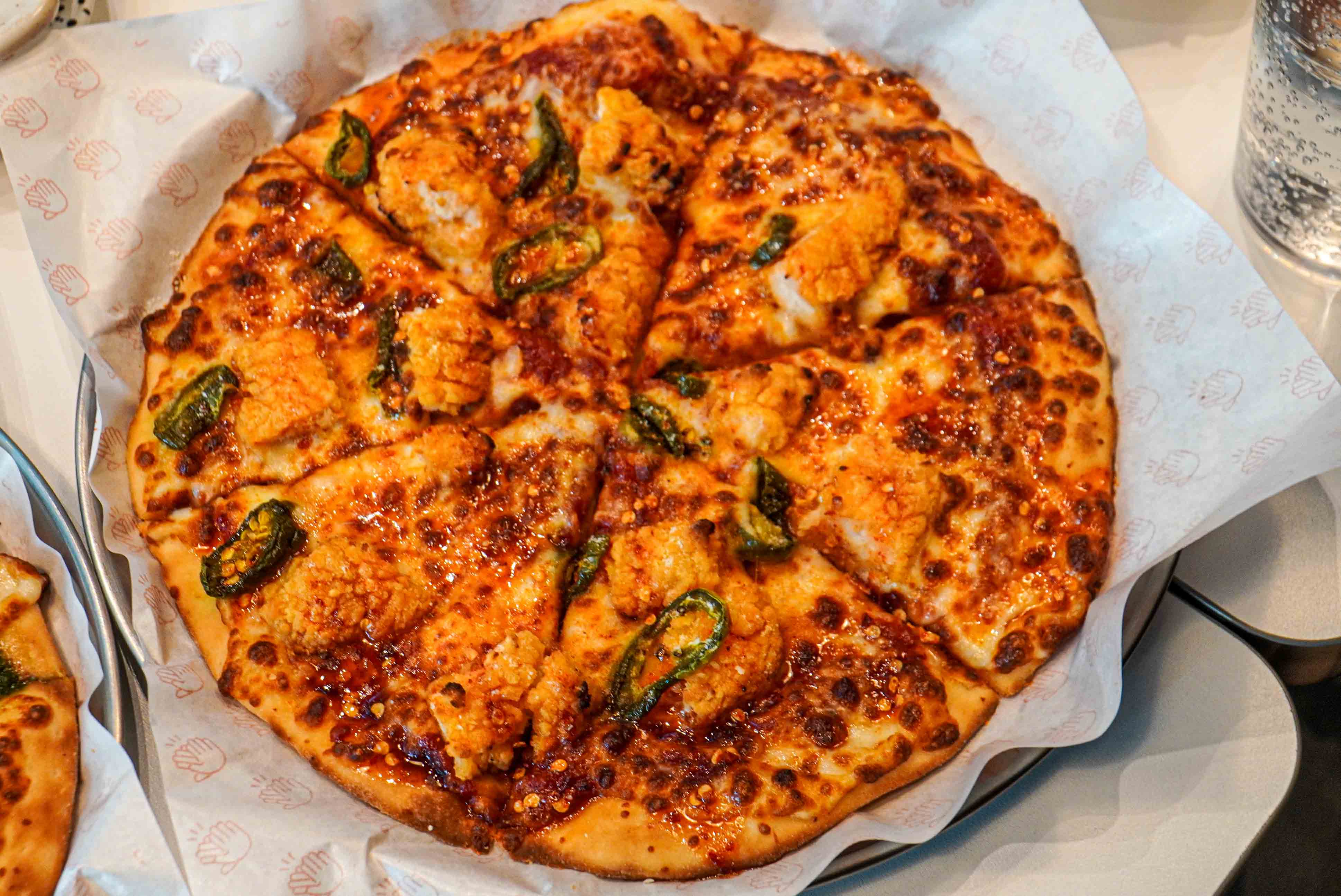 클랩피자 핫 허니 치킨 피자