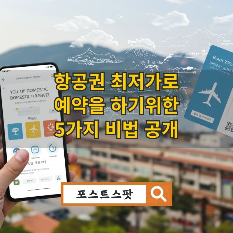 국내 항공권 최저가 예약