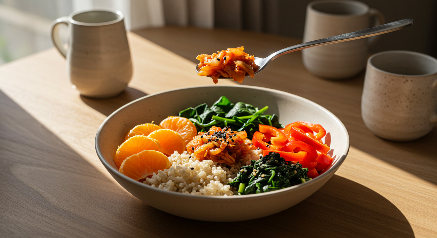 채소와 곡물의 황금 조합