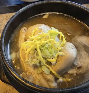 산에서온 삼계탕과 낙지