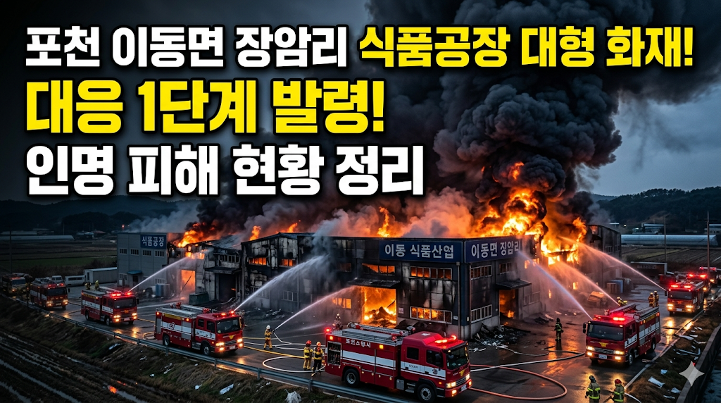 포천 식품공장 화재
