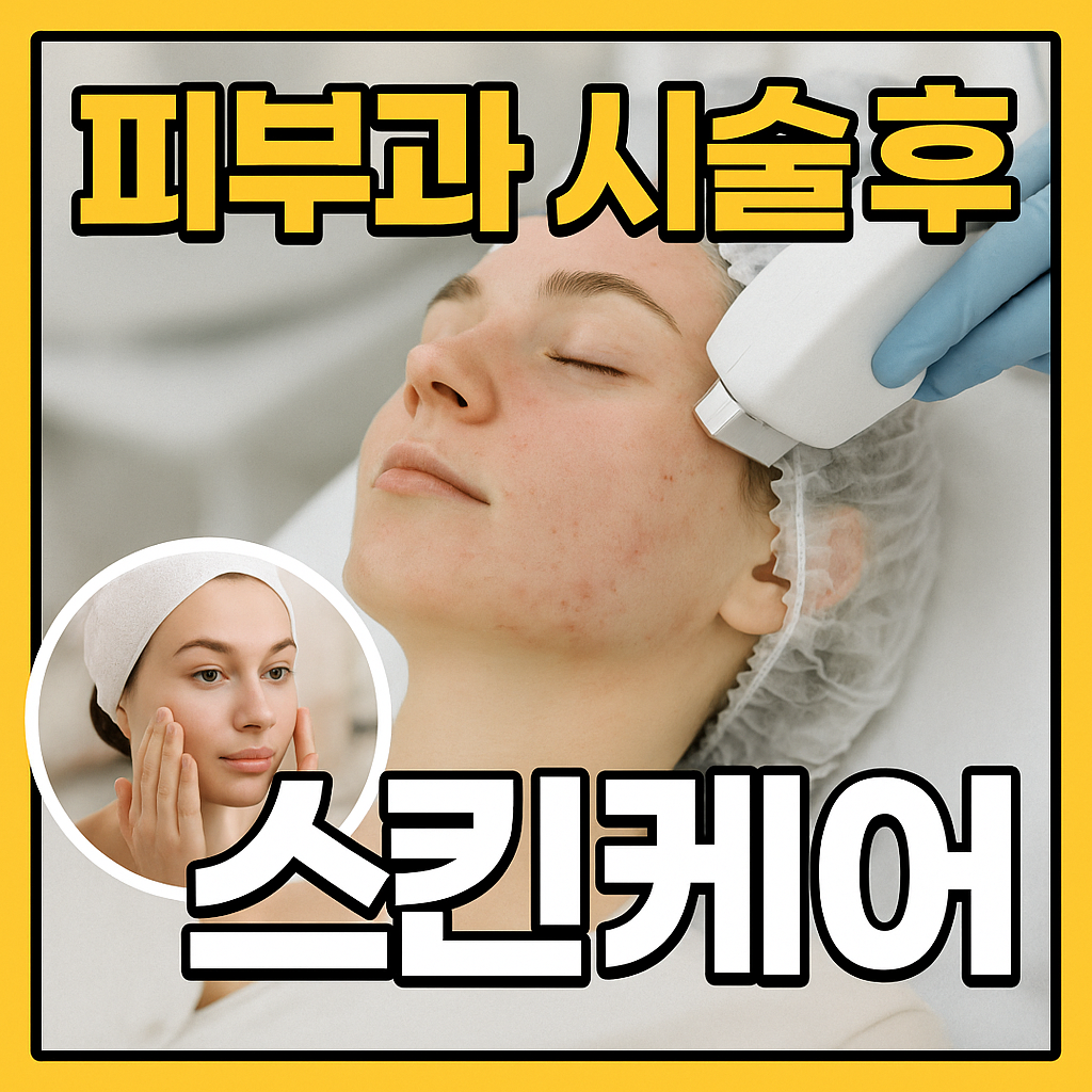 피부과 시술 후 스킨케어