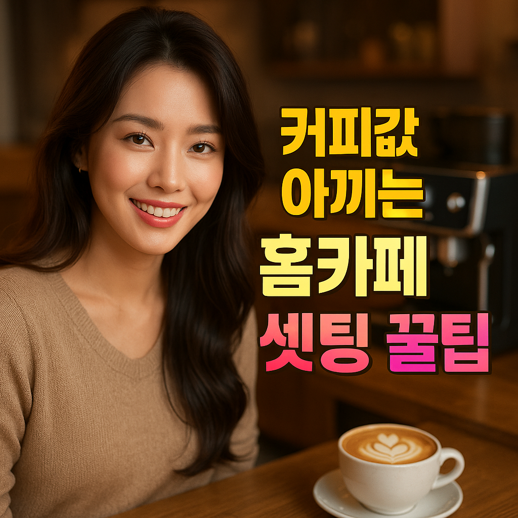 커피값 아끼면서 감성까지 챙기는 홈카페 셋팅 꿀팁 모음