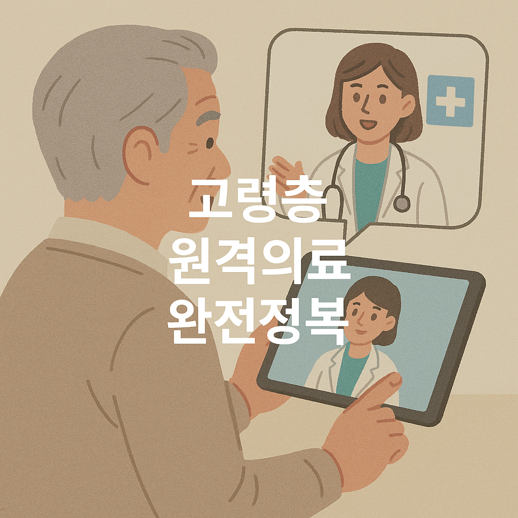 병원 가지 않아도 관리되는 시대 시니어 원격의료 완전정복🩺