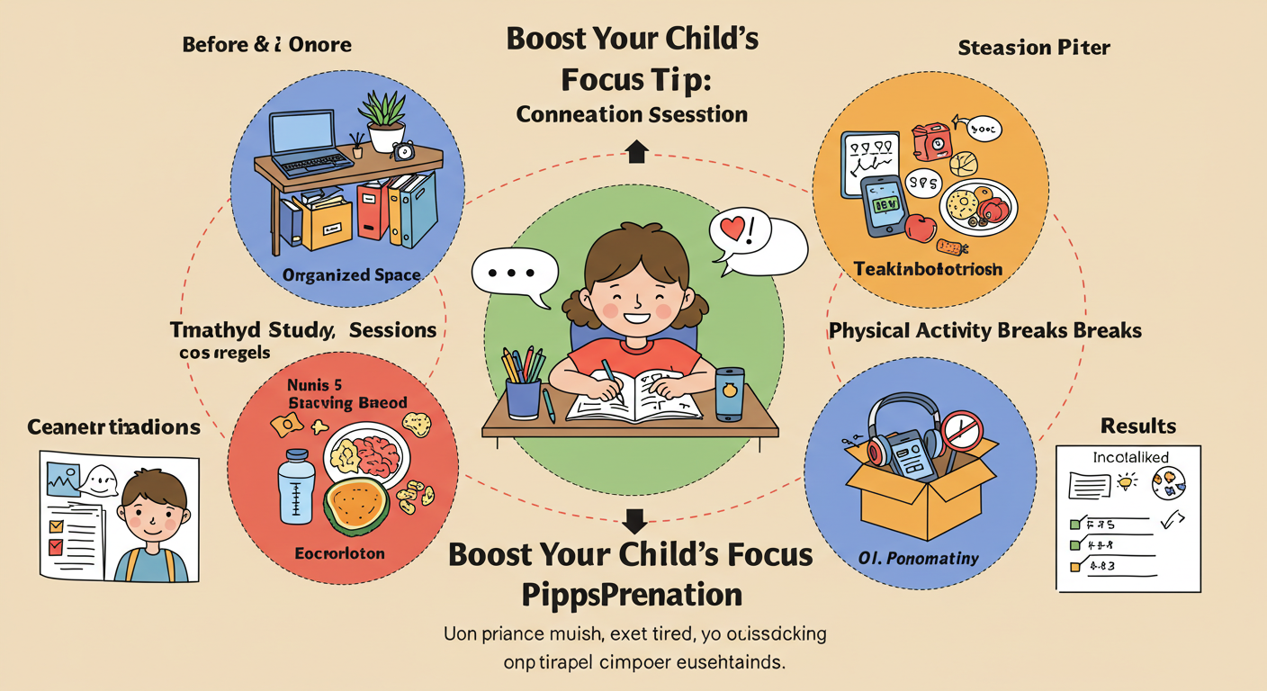 집중력 높이는 공부법 관련 그림