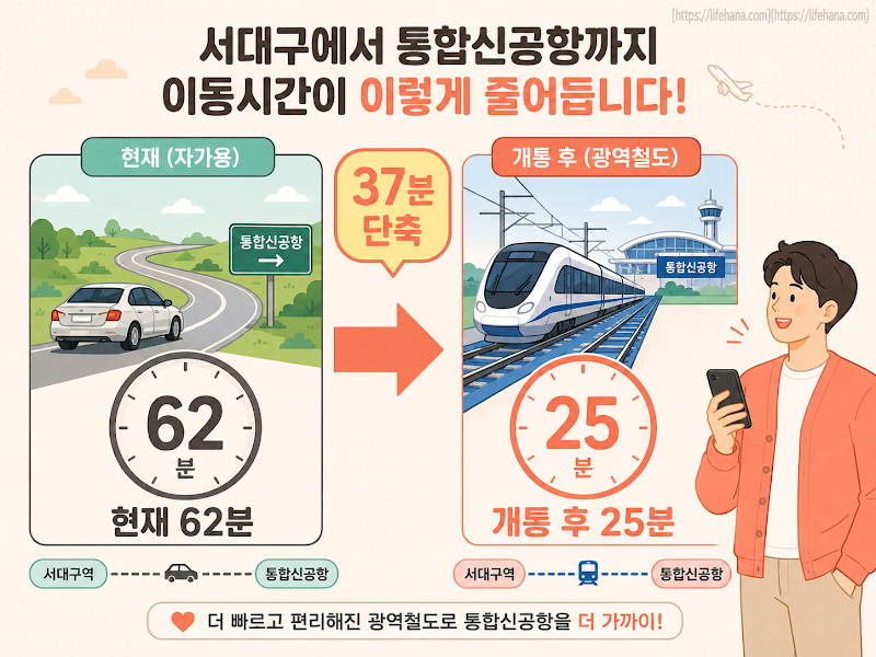 62분&rarr;25분, 37분 단축의 의미