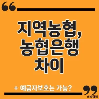 지역농협과 중앙농협 차이점 비교 정리자료_27