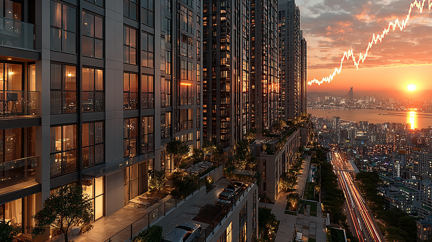 강남 부동산 급등세 관련 이미지