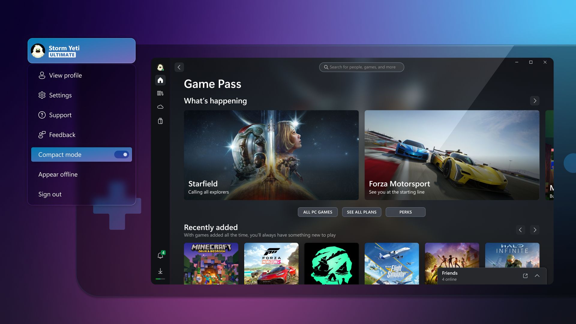 Xbox 컴팩트 모드