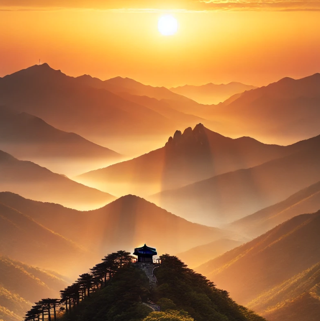 금산의 자연경관 사진