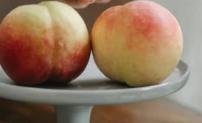 마도카 복숭아 접시