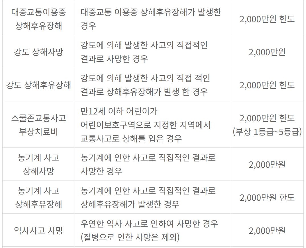 장성군 군민안전보험