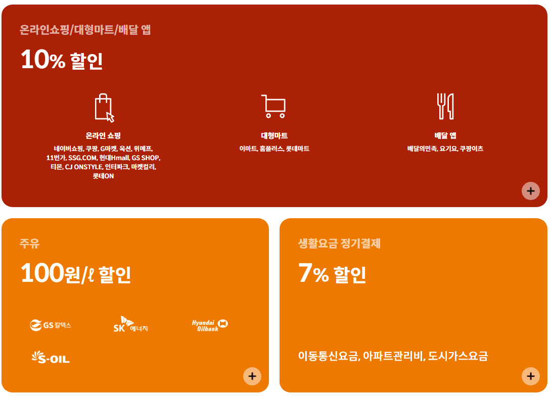 현대카드 Z Family 카드 혜택