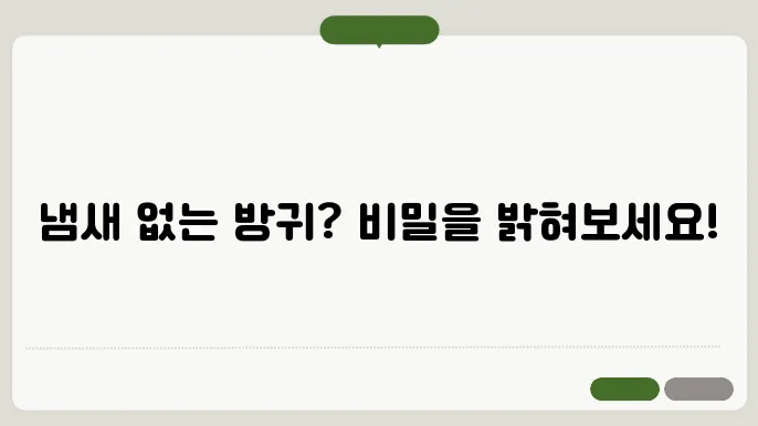 냄새없는 잦은 방귀