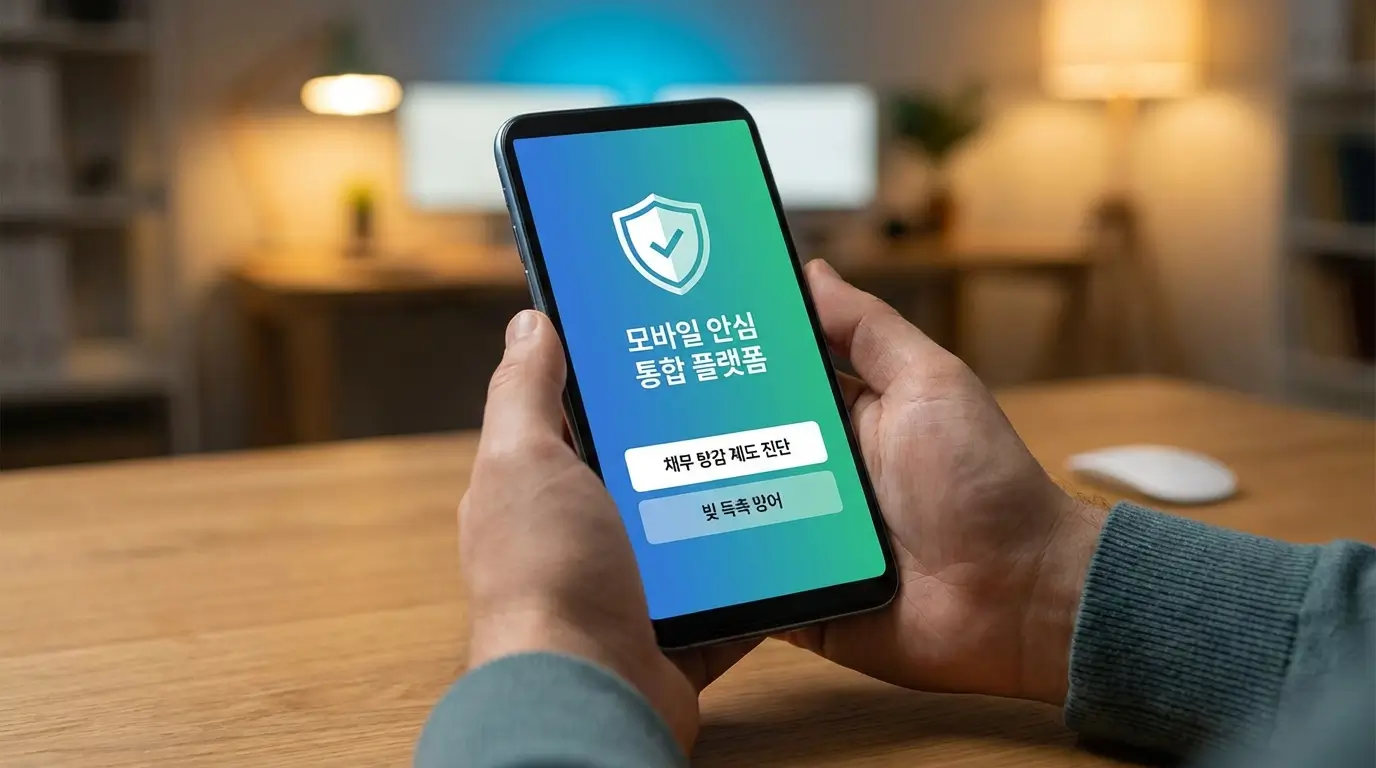 모바일 안심 통합 플랫폼 채무 탕감 제도 진단 및 빚 독촉 방어