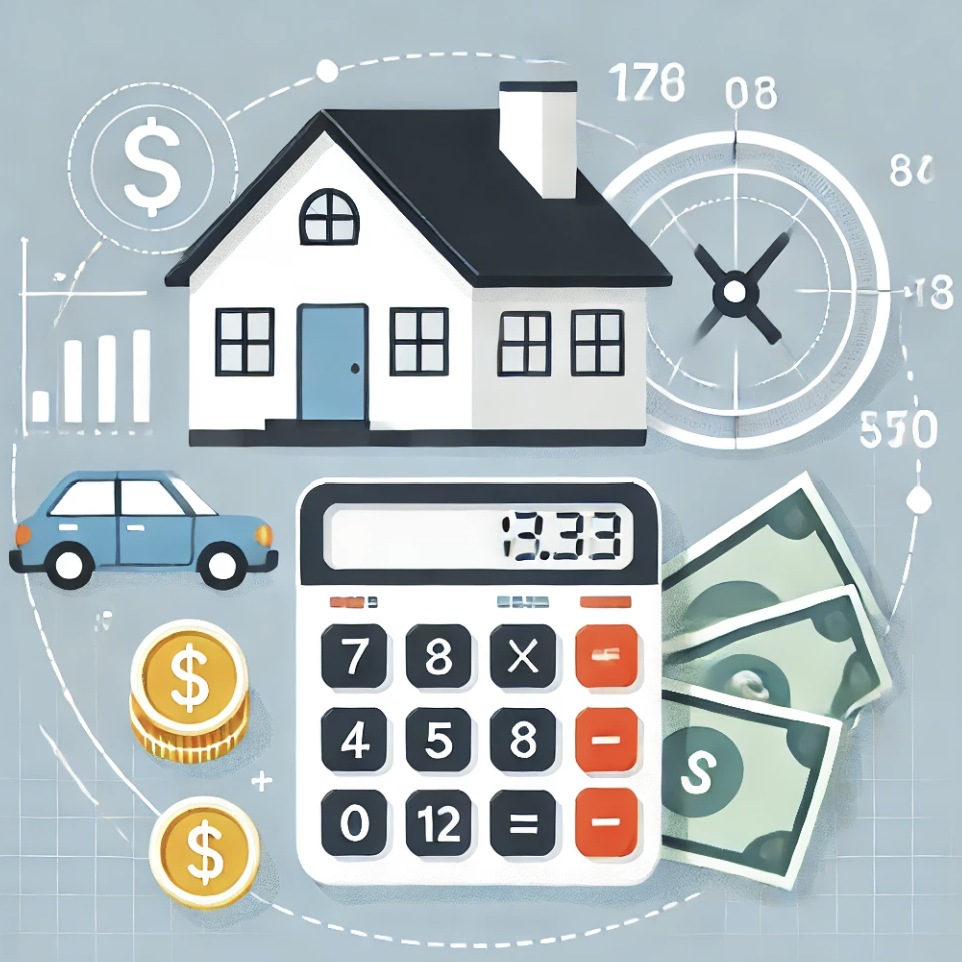 재산에 따른 보험료 부과 방식을 보여주는 이미지