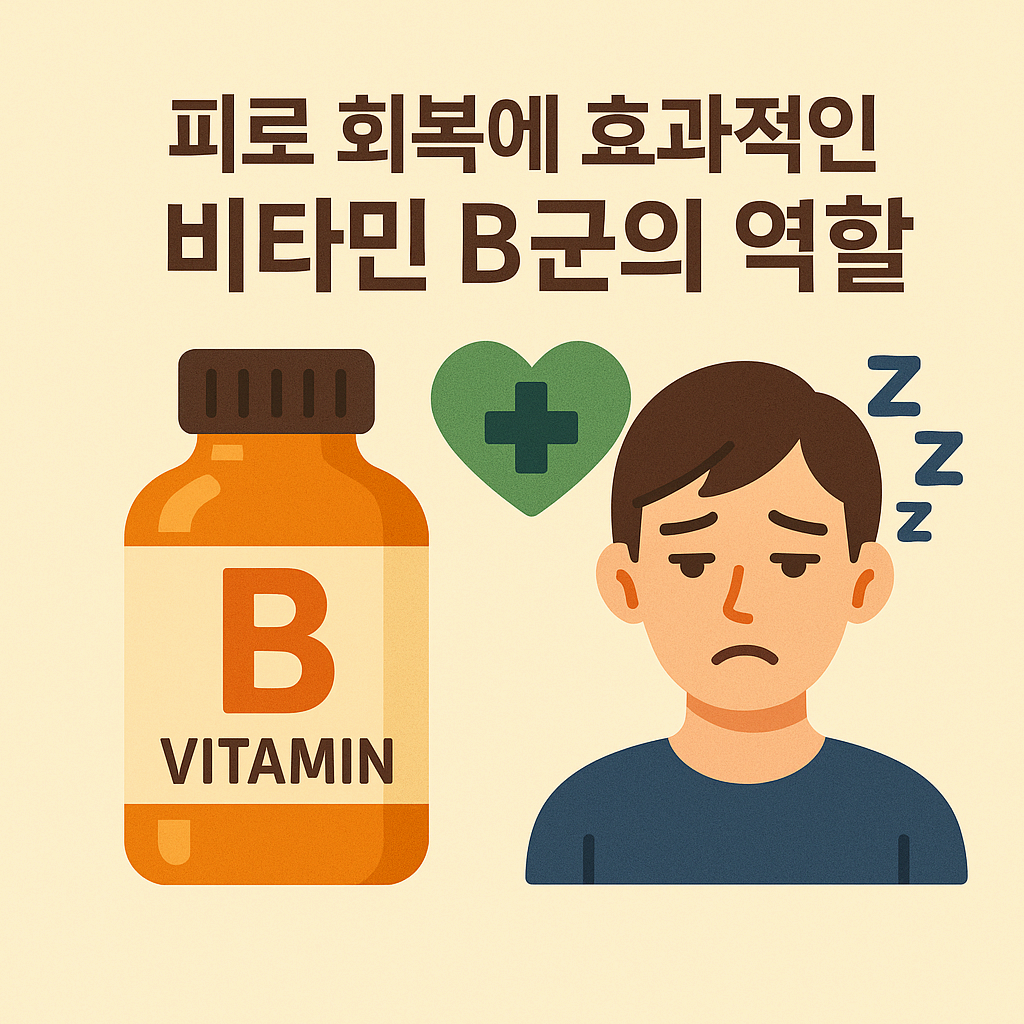 피로 회복에 효과적인 비타민 B군의 역할