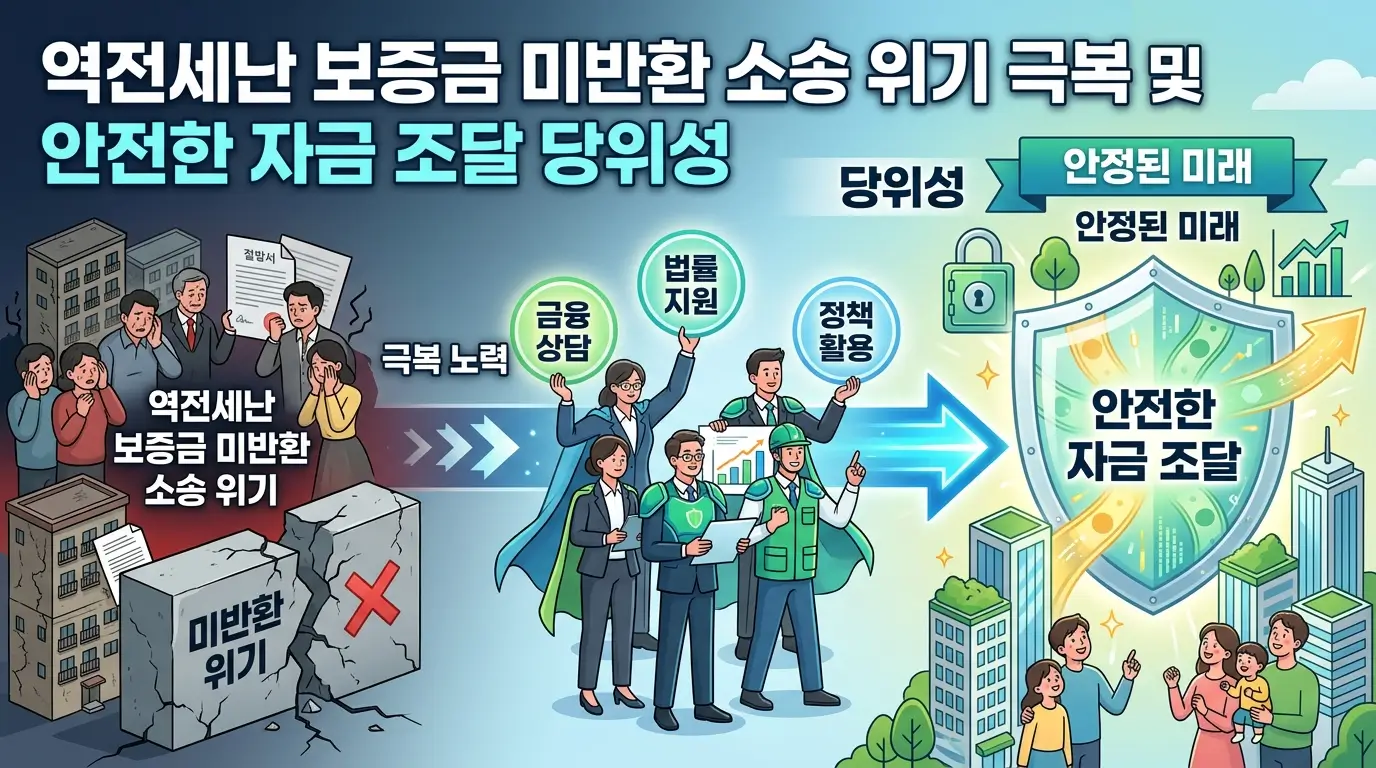 역전세난 보증금 미반환 소송 위기 극복 및 안전한 자금 조달 당위성