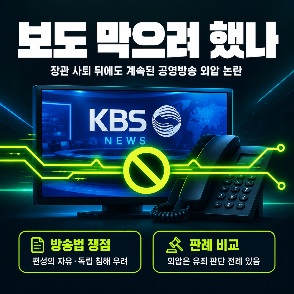 보도 막으려 했나