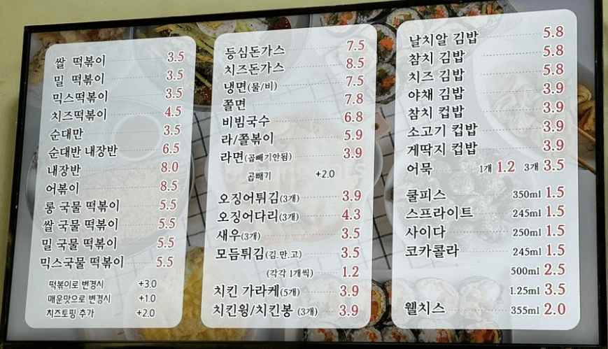 생활의 달인 서울떡볶이 성지