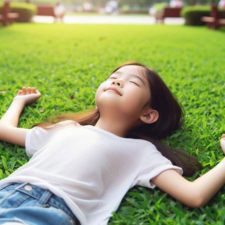 어린이-맑은-산소-호흡