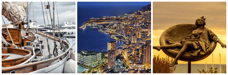 모나코 풍경 사진 3개