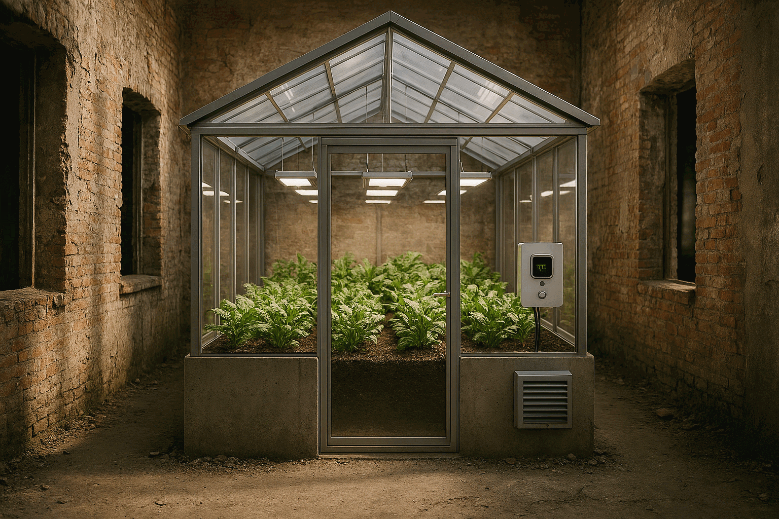 폐건축물 리모델링을 통한 스마트 온실 구축